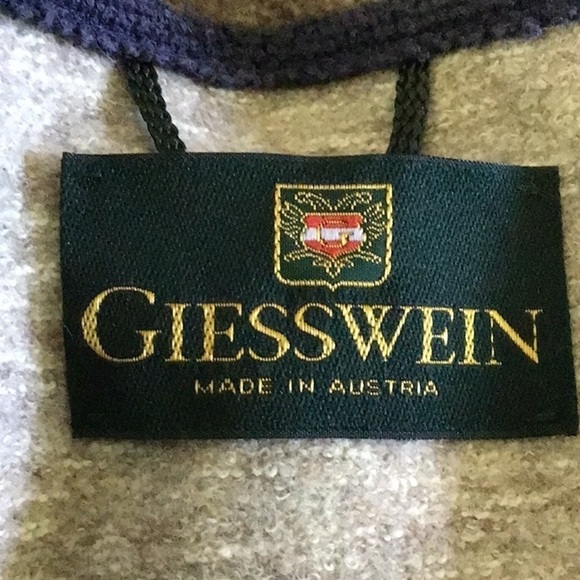 GIESSWEIN blue floral wool cardigan size 14 - Picture 7 of 11